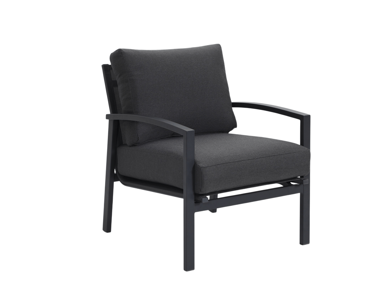 Jette 5 Seater Lounge Setting Bundle - Gunmetal Grey, Gunmetal Grey, hi-res image number null