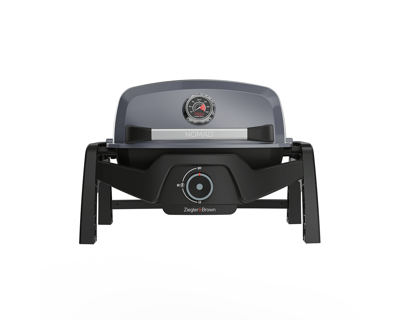 Ziggy Elite Nomad Single Burner Flame Failure BBQ - Gunmetal Grey, , hi-res image number null