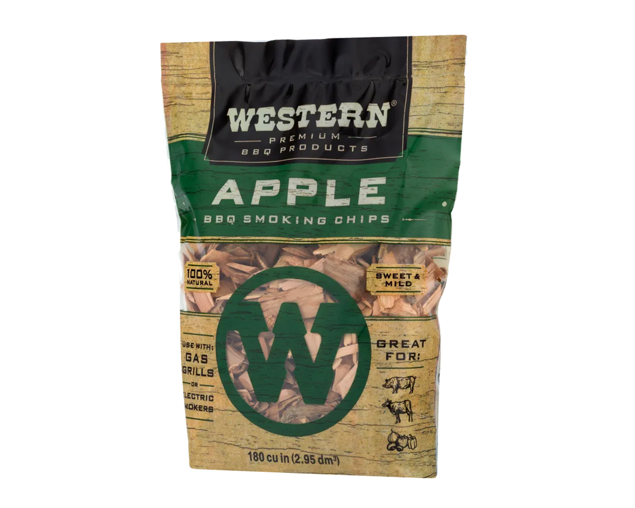 Western Premium Smoking Wood Chips - Apple, , hi-res image number null