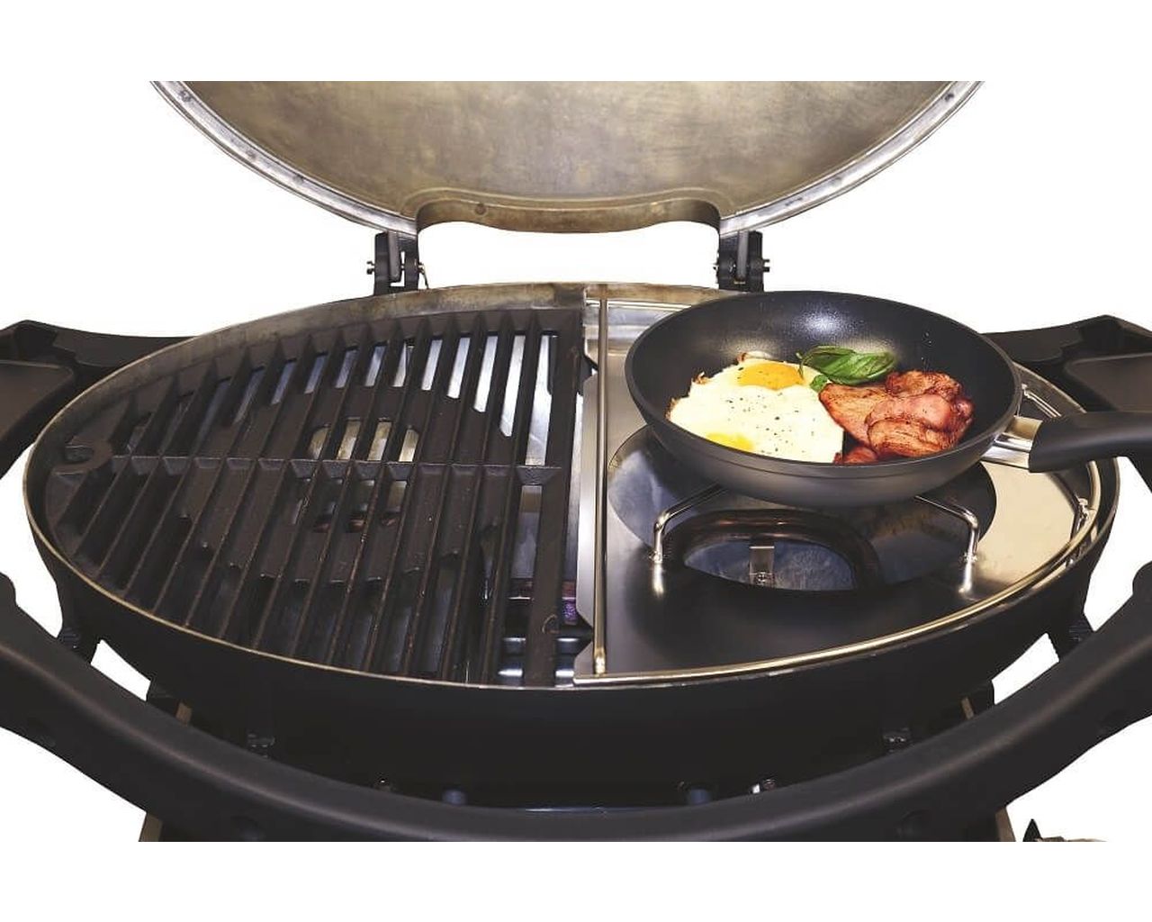 Ziggy Classic Triple Grill LPG BBQ on Cart (Gunmetal Grey), Gunmetal Grey, hi-res image number null