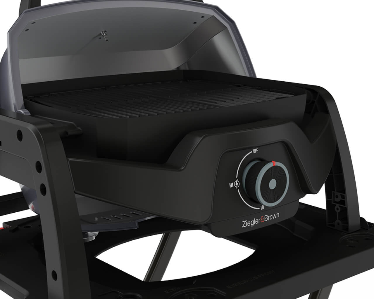 Ziggy Elite Nomad Single Burner Flame Failure BBQ plus Cart Bundle - Gunmetal Grey, , hi-res image number null