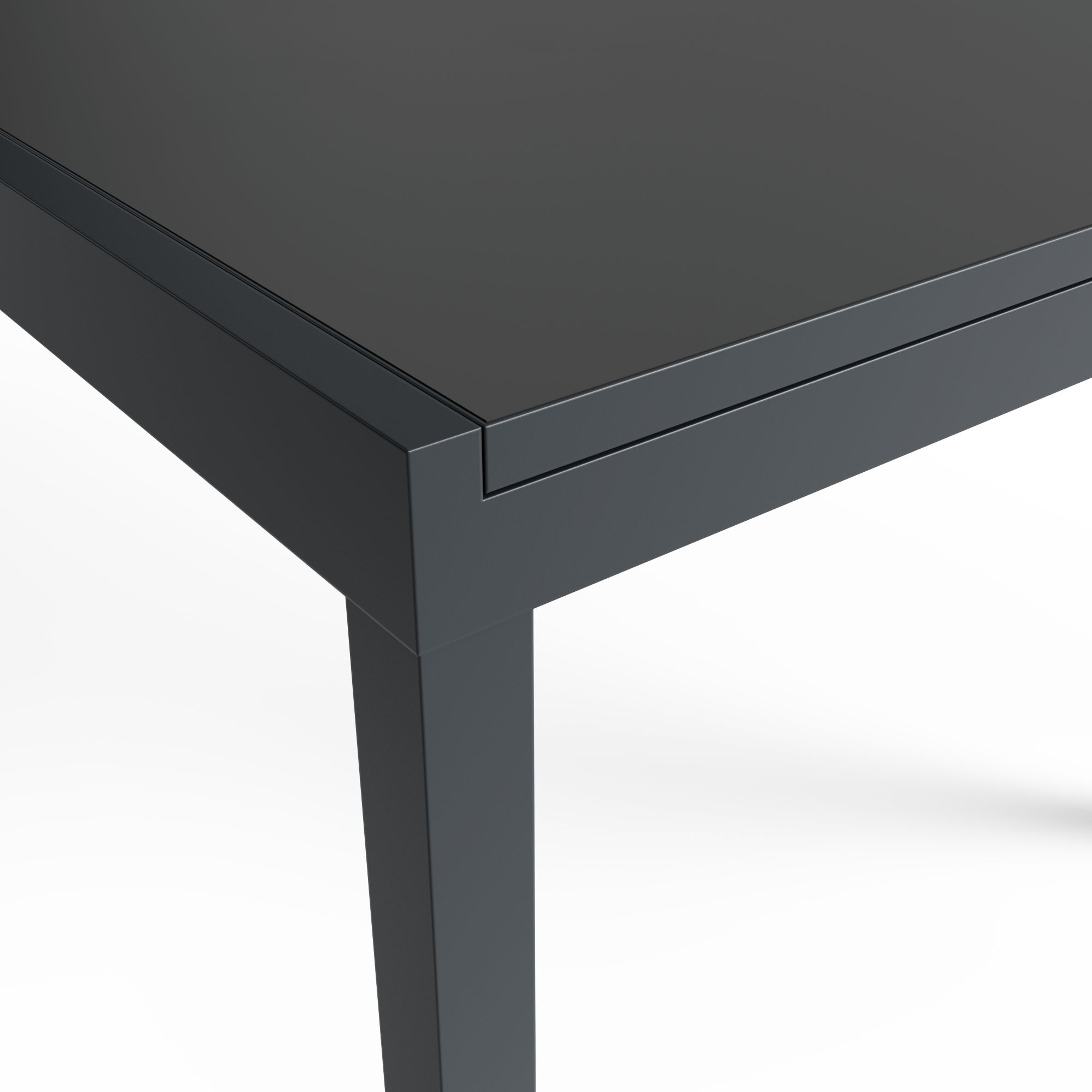 Sinta Extension Dining Table 240cm - Gunmetal Grey, Gunmetal Grey, hi-res image number null
