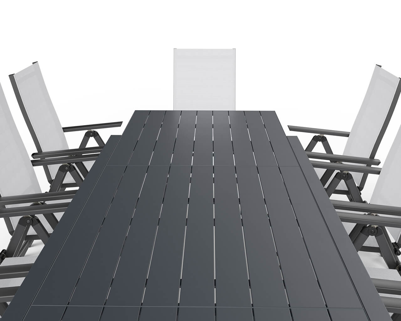 Frankie-Jette 13 Piece Extension Dining Setting - Gunmetal Grey, , hi-res image number null