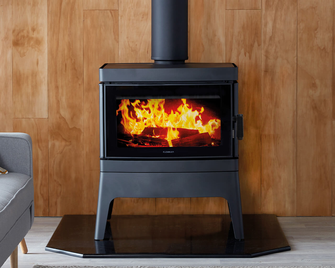 Clean Air Medium Console Freestanding Wood Heater, , hi-res image number null