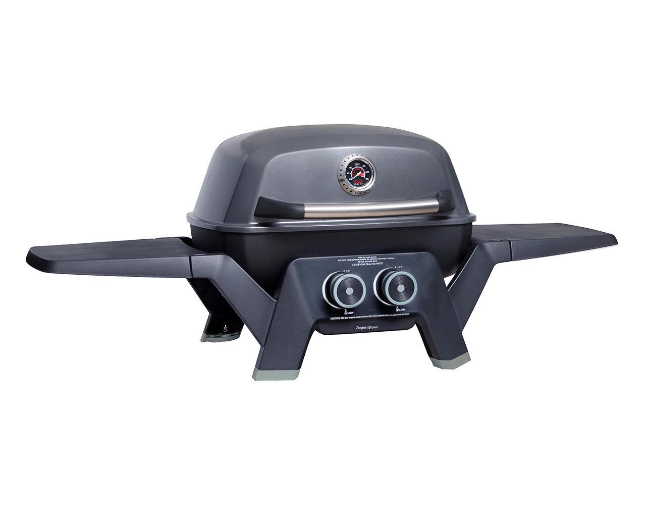 Ziggy Elite Twin Grill Natural Gas BBQ (Gunmetal Grey), , hi-res image number null