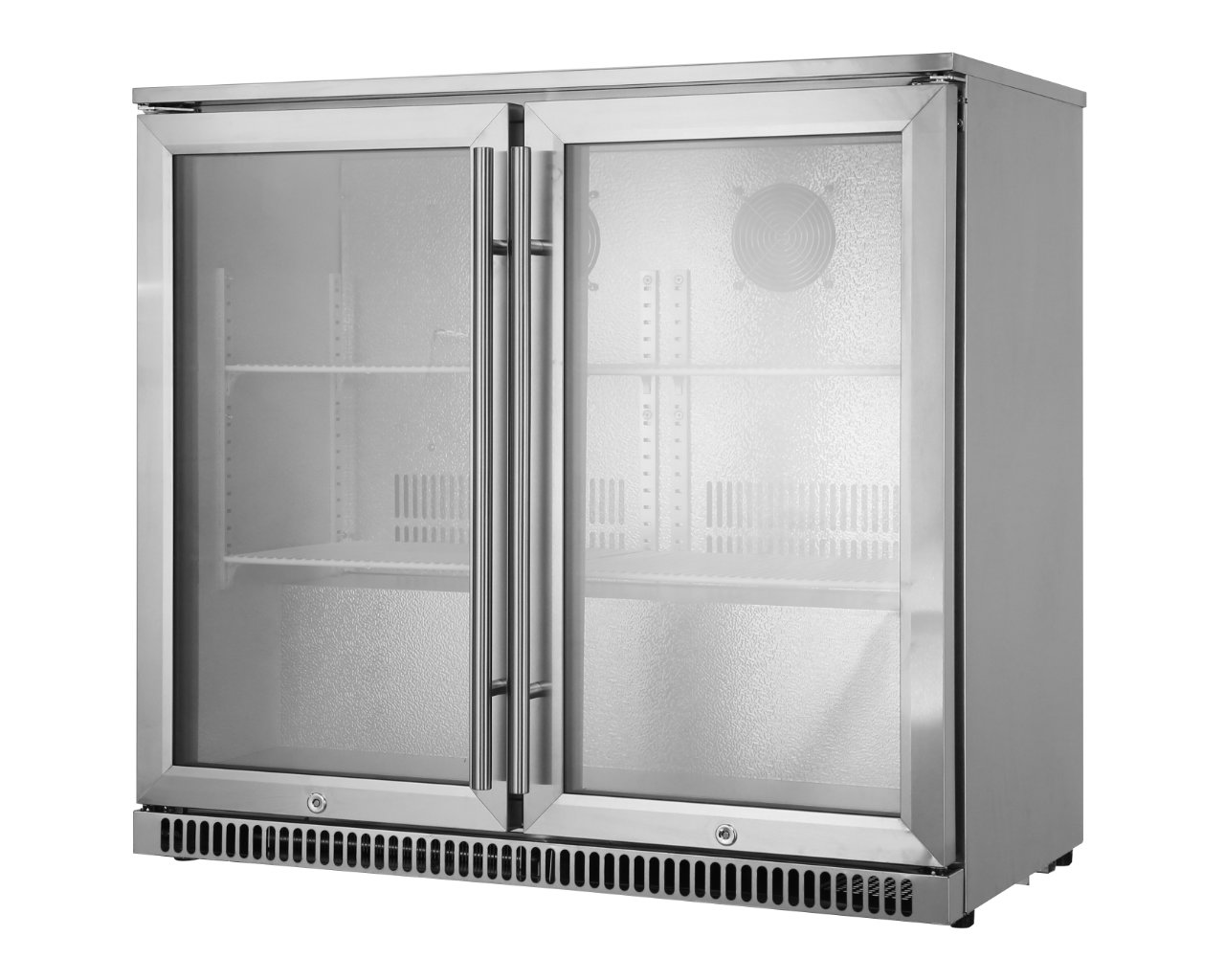 Ziegler & Brown Outdoor Bar Fridge - 2 Door Triple Glazed, , hi-res image number null